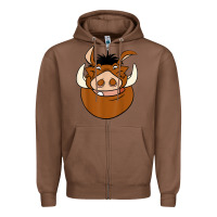 Chestnut Lion518 Zipper Hoodie - tuanDangUi