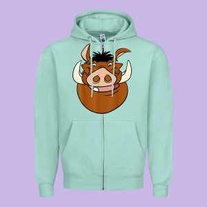 Lion518 Zipper Hoodie Designed By Tuandangui