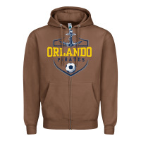 Chestnut Orlando pirates, ball Zipper Hoodie - tuanDangUi