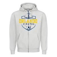 Dove Grey Orlando pirates, ball Zipper Hoodie - tuanDangUi