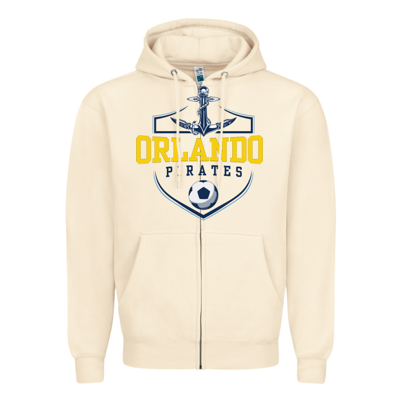 Orlando Pirates, Ball Zipper Hoodie by tuanDangUi | Teevron