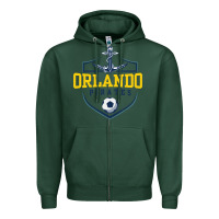Sports Green Orlando pirates, ball Zipper Hoodie - tuanDangUi