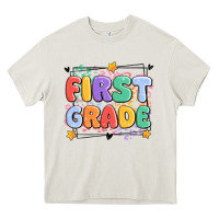Cream first grade Heavy Core Tee - MaliasSmallBusiness