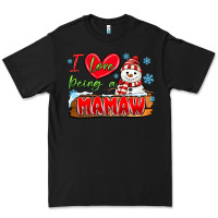 Black i love being a mamaw Premium Tee - MaliasSmallBusiness