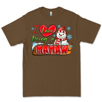 Cacao i love being a mamaw Premium Tee - MaliasSmallBusiness