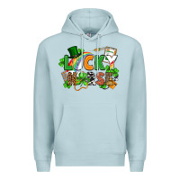 Blue Mist lucky nurse St. Patrick's Day Premium Hoodie - FaDigitalArtStudio