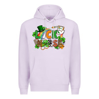 Lilac lucky nurse St. Patrick's Day Premium Hoodie - FaDigitalArtStudio