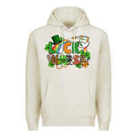 Oatmeal Heather lucky nurse St. Patrick's Day Premium Hoodie - FaDigitalArtStudio