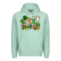 Seafoam lucky nurse St. Patrick's Day Premium Hoodie - FaDigitalArtStudio