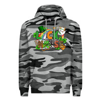 Slate Camo lucky nurse St. Patrick's Day Premium Hoodie - FaDigitalArtStudio