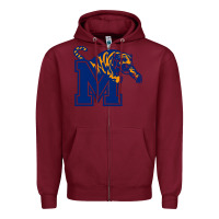 Burgundy memphis (1) Zipper Hoodie - tuanDangUi