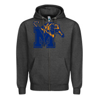 Charcoal Heather memphis (1) Zipper Hoodie - tuanDangUi
