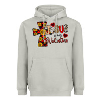 Moon Dust Jesus is My Valentine Cross Heavyweight Hoodie - CowhideDigitalArt