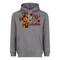 Storm Jesus is My Valentine Cross Heavyweight Hoodie - CowhideDigitalArt