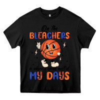 Black on the bleachers is where i spend most of my days Heavy Core Tee - MaliasSmallBusiness