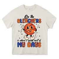 Cream on the bleachers is where i spend most of my days Heavy Core Tee - MaliasSmallBusiness