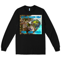 Black let us thank hım for our food Long Sleeve Tee - TumblerDesignByShophia