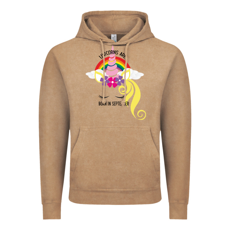 Unicorns Are Born In September Vintage Hoodie by Bettercallsaul | Teevron