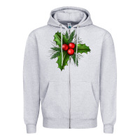 Mistletoe Zipper Hoodie | Teevron