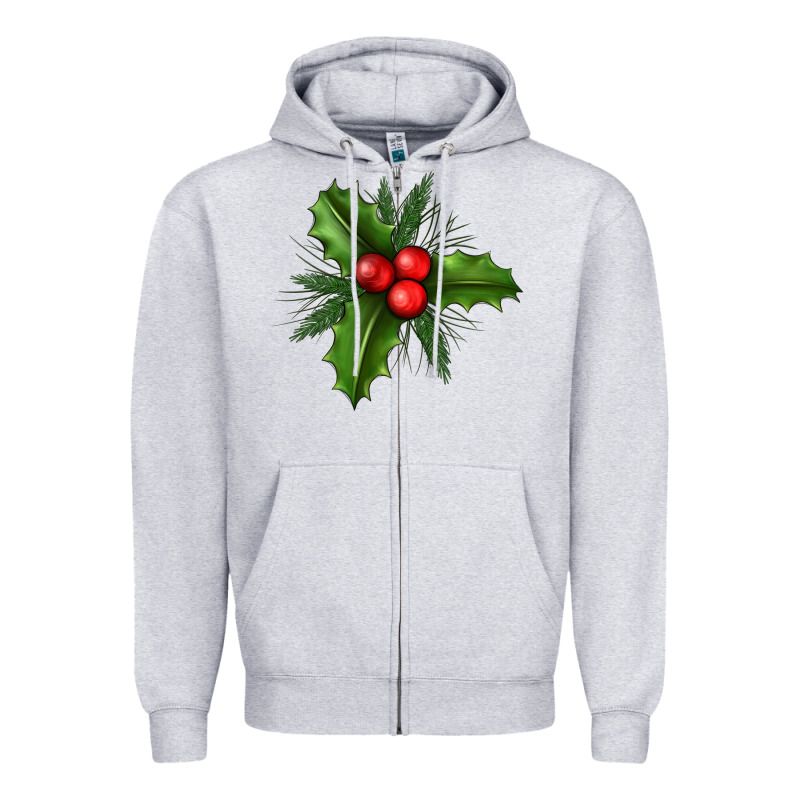 Mistletoe Zipper Hoodie by BundleAndBundleShop | Teevron