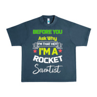 Midnight Navy Rocket Scientist Why I m Hot Gift Urban Heavy Tee - Bettercallsaul