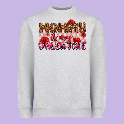 Mommy Is My Valentine Olıvıa Heavyweight Sweatshirt Designed By Oliviacreatesart