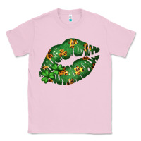 Bubblegum Pink Green and Leopard Patterned Irish Day Lips Classic Tee - Bettercallsaul