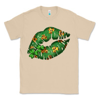 Mushroom Green and Leopard Patterned Irish Day Lips Classic Tee - Bettercallsaul