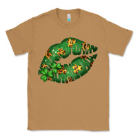 Toasted Coconut Green and Leopard Patterned Irish Day Lips Classic Tee - Bettercallsaul