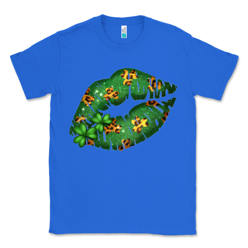 Green And Leopard Patterned Irish Day Lips Classic Tee by Bettercallsaul | Teevron