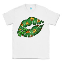 White Green and Leopard Patterned Irish Day Lips Classic Tee - Bettercallsaul