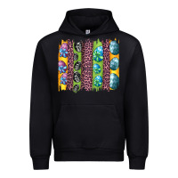 Black easter eggs and leopard brushstrokes Urban Hoodie - Artiststas
