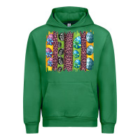 Emerald easter eggs and leopard brushstrokes Urban Hoodie - Artiststas
