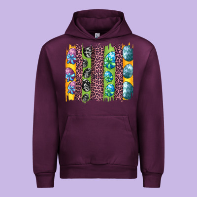 Easter Eggs And Leopard Brushstrokes Urban Hoodie Designed By Artiststas
