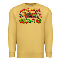 Antique Gold summer time Premium Sweatshirt - CowhideDigitalArt