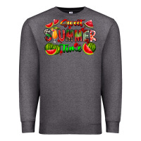 Charcoal Heather summer time Premium Sweatshirt - CowhideDigitalArt