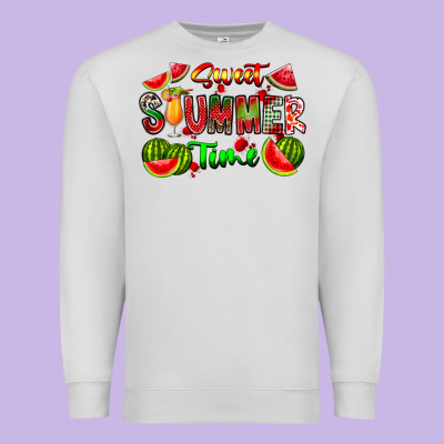 Summer Time Premium Sweatshirt Designed By Cowhidedigitalart