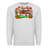Dove Grey summer time Premium Sweatshirt - CowhideDigitalArt