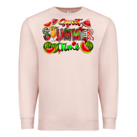 Pale Pink summer time Premium Sweatshirt - CowhideDigitalArt