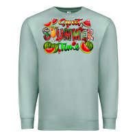 Seafoam summer time Premium Sweatshirt - CowhideDigitalArt