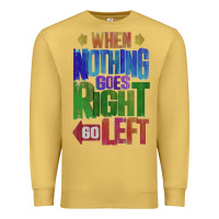 Antique Gold motivational direction quote Premium Sweatshirt - tuanDangUi