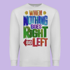 Motivational Direction Quote Premium Sweatshirt Designed By Tuandangui