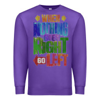 Purple motivational direction quote Premium Sweatshirt - tuanDangUi