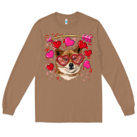 Toasted Coconut valentine's shiba inu Long Sleeve Tee - RanaPortraitStore
