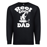 Black Reel Cool Dad fathers day fishing adventure Premium Sweatshirt - tuanDangUi