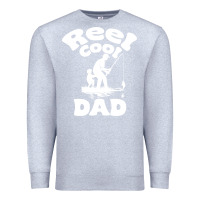 Heather Grey Reel Cool Dad fathers day fishing adventure Premium Sweatshirt - tuanDangUi