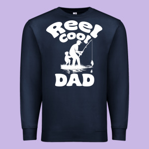 Reel Cool Dad Fathers Day Fishing Adventure Premium Sweatshirt Designed By Tuandangui