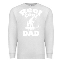 Oatmeal Heather Reel Cool Dad fathers day fishing adventure Premium Sweatshirt - tuanDangUi