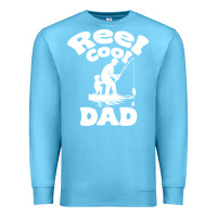 Ocean Blue Reel Cool Dad fathers day fishing adventure Premium Sweatshirt - tuanDangUi