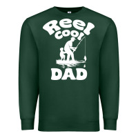 Sports Green Reel Cool Dad fathers day fishing adventure Premium Sweatshirt - tuanDangUi
